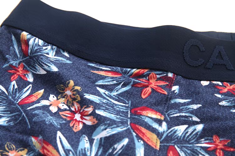 Đồ lót cặp đôi Carberi Cá tính lá nam võ sĩ modal cotton Đồ lót nữ UM948 UL048 thời trang đồ lót