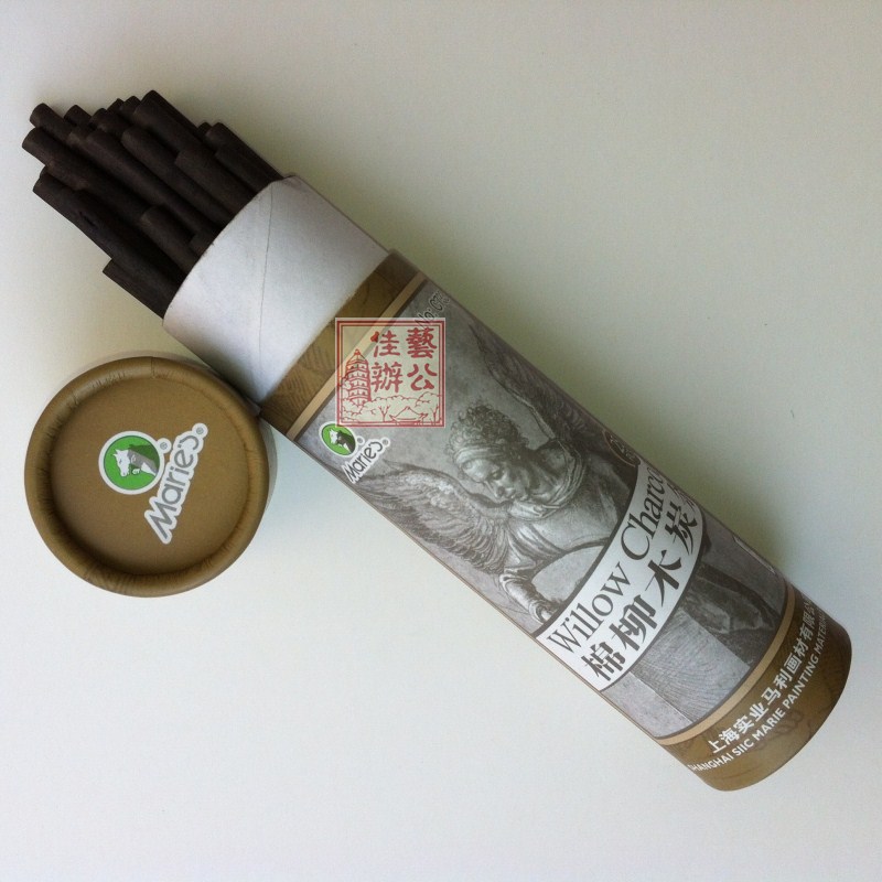 Marley 7331-25 cotton willow sketching charcoal strip wood carbon fine wood carbon pen (4-5mm)
