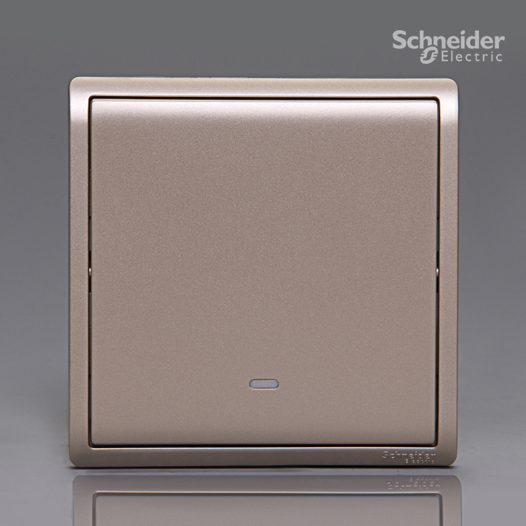 Schneider Fengshan series of intoxicant gold switch open two open three open four open single control double cut champagne gold