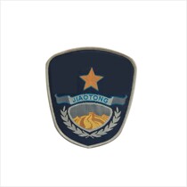 Security guard armband security patrol escort badge number woven label magic sticker security accessories