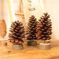 (Beauty) Super large pine cone ornaments decoration huge large forest wedding platform pine Tower wild Nordic ins