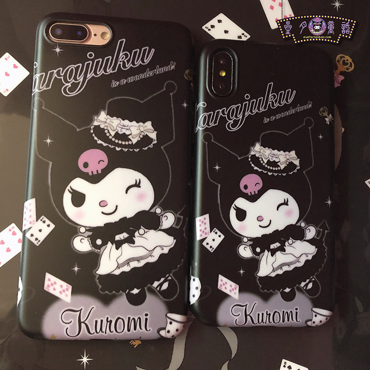 Kuromi iPhone7 8plus XS XR XS Max 11ProMax Matte Phone Case