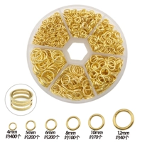 Золотой один круг 6 квадратных коробок-HK624