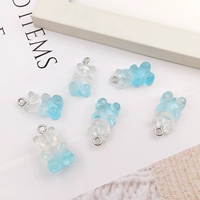 10 медведь-градиент белый и синий медведь 12565