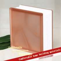 Pink Frosted Inner Color Color Sevee Glass Brick Bar Genguan Toilet Partition Wall Manufacturer Direct Sale Recommendation