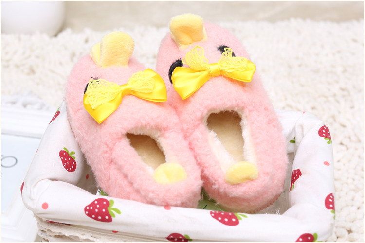 Pantoufles enfants en suède pour hiver - semelle caoutchouc - Ref 1031263 Image 36