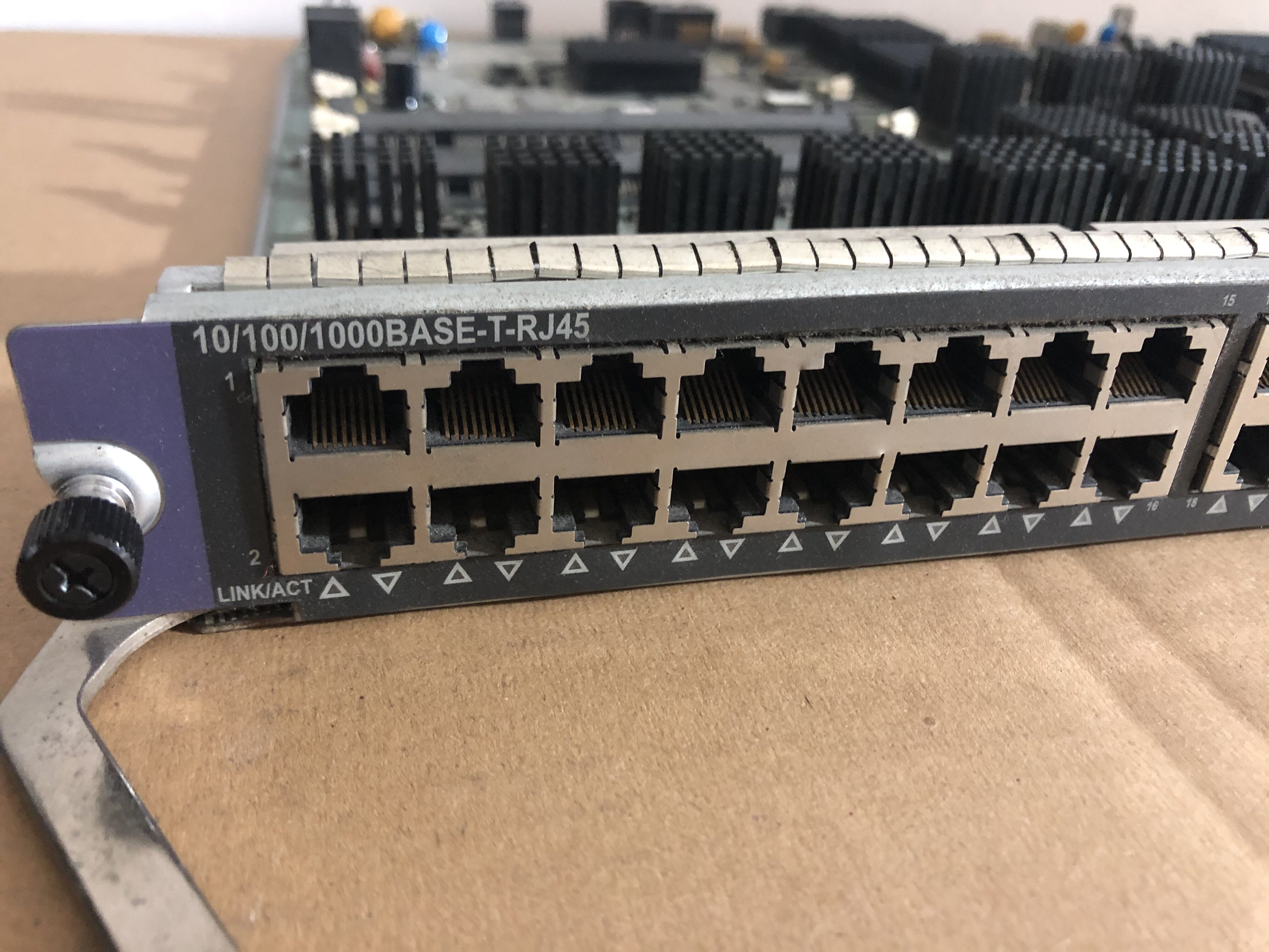 Support for H3C S9512 10100 1000BASE-T-RJ45 LSB2GV48DB0 module interface card