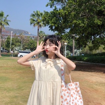 (Spot) loyal dog Small eight pear-shaped homemade-Oreo mousse summer ruffle princess dress dress