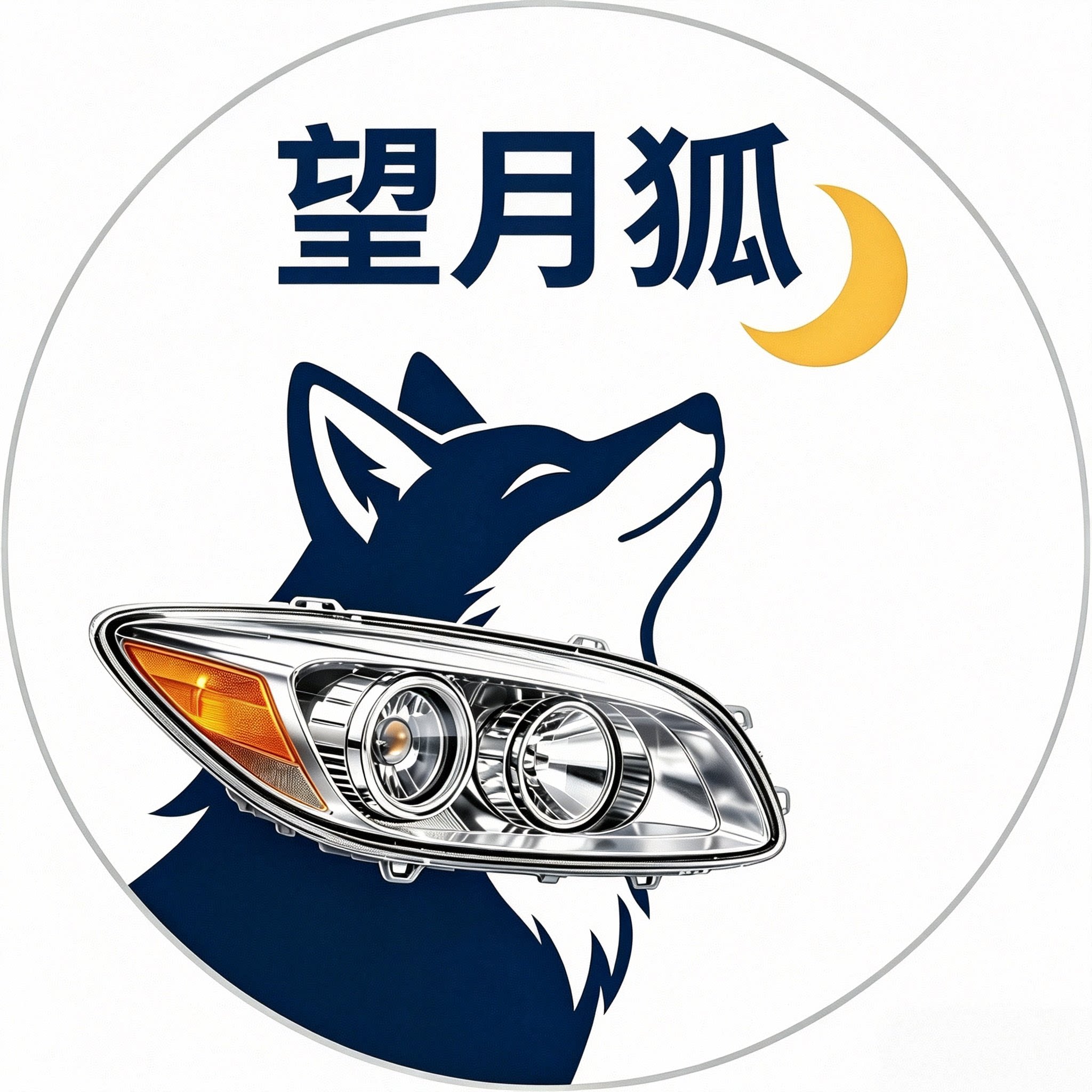 望月狐车灯配件
