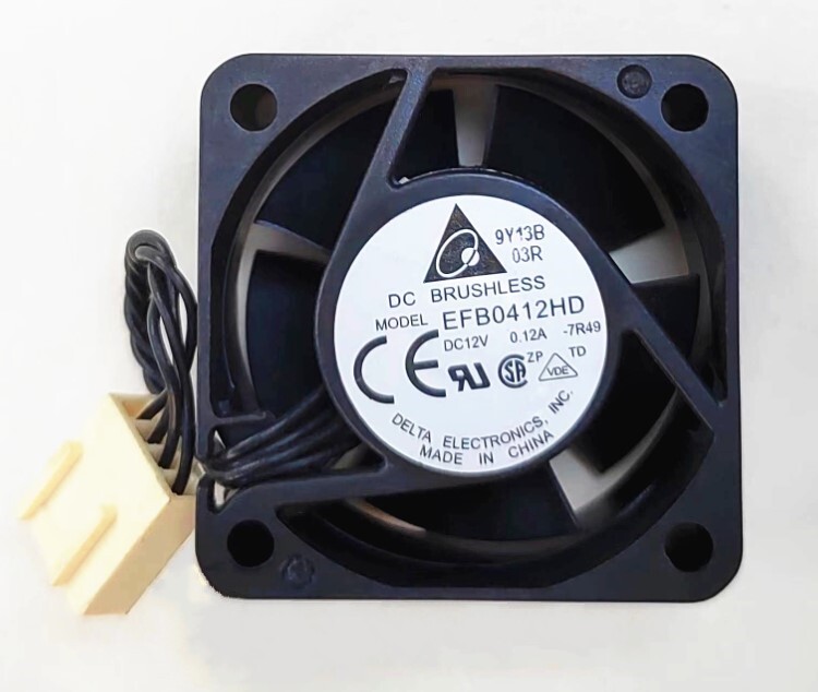New Delta 4020 4CM Fan Dual Ball 4 Line Speed Regulation EFB0412HD 12V 0 12A