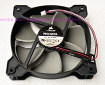  Brand new Corsair 12025 12CM power fan 2 5 plug 2 wire can be changed to 4 wire speed regulation 12V 0 22A