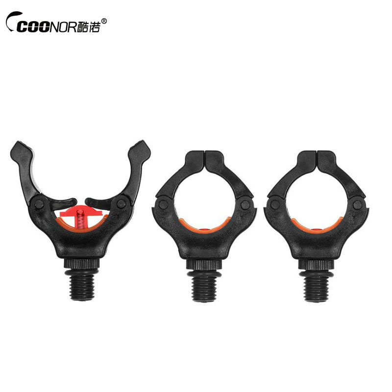 Cross-border Cool Noo Style Coufishing Accessories Black Nylon Plastic Clip Rod Magnet Bracket Head Rod and Rod Accessories