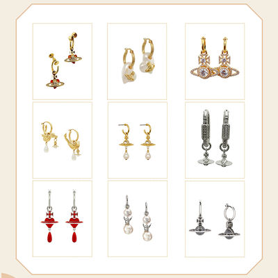 The Vivienne Westwood store in Shanghai has transformed the rear part of its earrings into necklace accessories without any damage