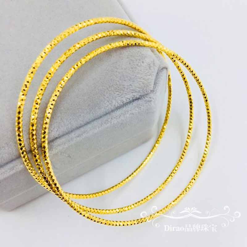 Việt Nam Vòng đeo tay Shajin Nữ Chính hãng 999 Trang sức cưới Mô phỏng Vòng tay vàng Bao phủ Vàng giả vàng vòng tay nam