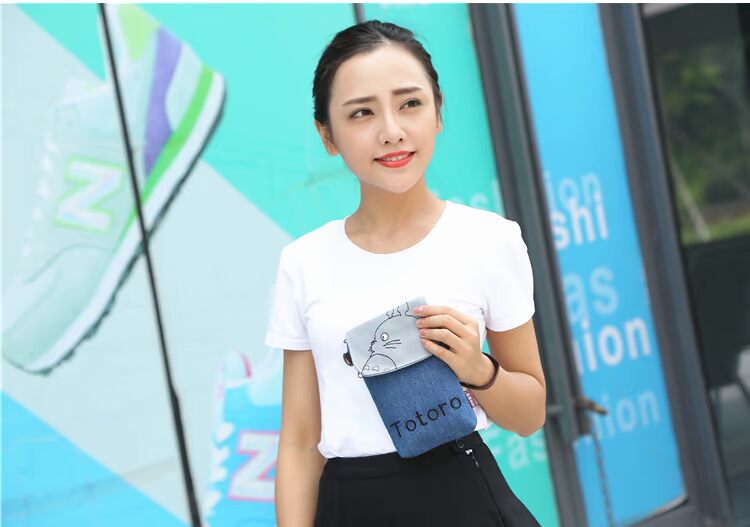 2018 mới 6 inch túi điện thoại di động Túi xách nữ túi vải treo cổ điện thoại di động túi nhỏ dọc túi nhỏ túi bao tử nữ
