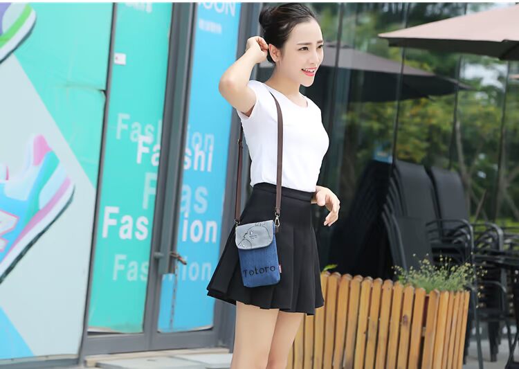 2018 mới 6 inch túi điện thoại di động Túi xách nữ túi vải treo cổ điện thoại di động túi nhỏ dọc túi nhỏ túi bao tử nữ
