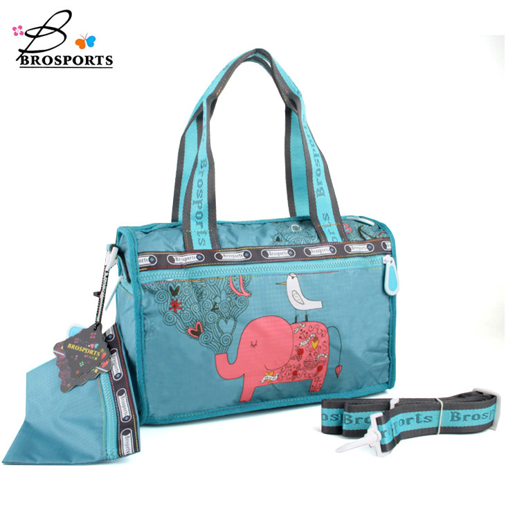 Brossports sunshine girl 100 lap single shoulder inclined satchel handbag lady bag bouquet bag anti-splash water nylon