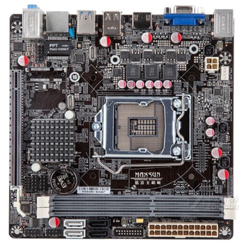 The latest 1150-pin maxxun ms-h81il fully solid-state motherboard h81 vga hdmi ddr3 17x17cm