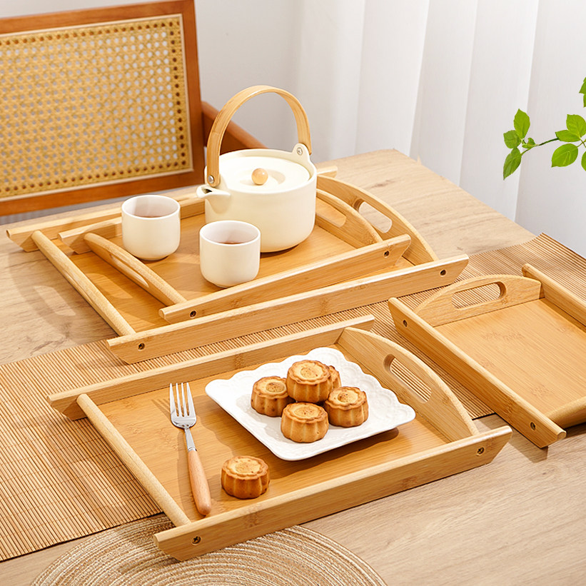 竹托盘创意大揭秘：从披萨盘到烧烤盘，解锁竹制品的N种可能！-茶盘-淘宝百科网