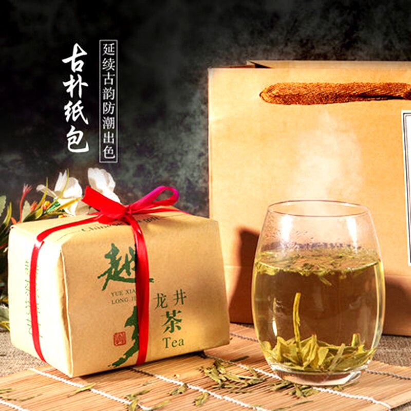 2022 new tea Longjing tea leaves Zhejiang Shengzhou Yuxiang Zhengzong Zhengzong Yu Zhengzhou Aoshan Green Tea Spring Tea Leaf Gift Box 250g