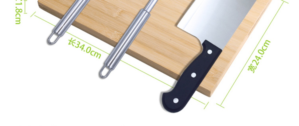 Bộ dao làm bếp bằng thép không gỉ đặt bếp kết hợp bếp dao cắt thớt đặt đầy đủ bộ xẻng xúc chảo chống dính sâu lòng