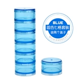 Банка для хранения для путешествий, маленькая пластиковая система хранения, тара, 7 ячеек