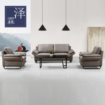 Office sofa coffee table combination three-person meeting technology cloth manager room negotiation sofa studio shop reception sofa