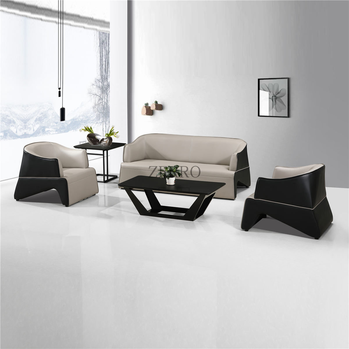 Leisure Area Office Reception Sofa Small Creative Business Will Be Simple Modern Negotiation
