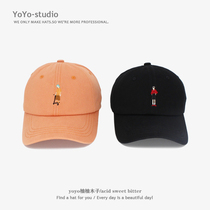 2021 designer wearing a small person embroidered baseball cap spring and summer sun-shading cap casual Joker cap