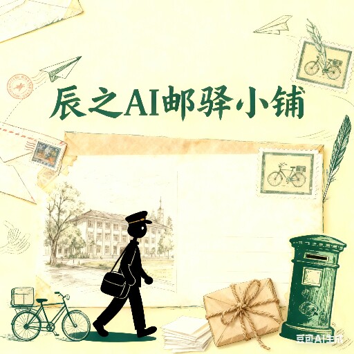 辰之AI的邮驿小铺的LOGO