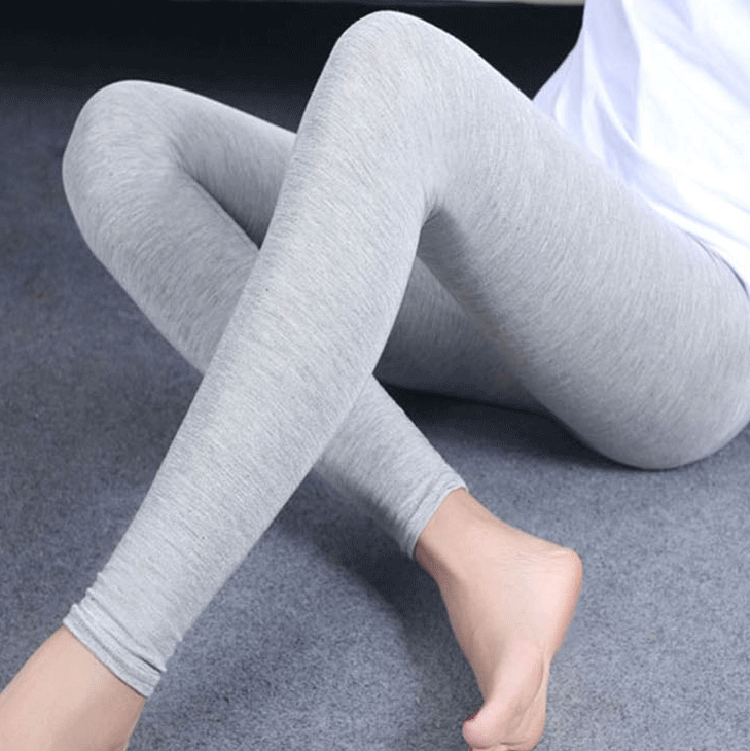 Tăng kích thước lớn và kéo dài quần cotton cao co giãn mùa xuân và quần legging chân dài MM tăng cộng với phân bón để giữ ấm quần giữ nhiệt nam đá bóng