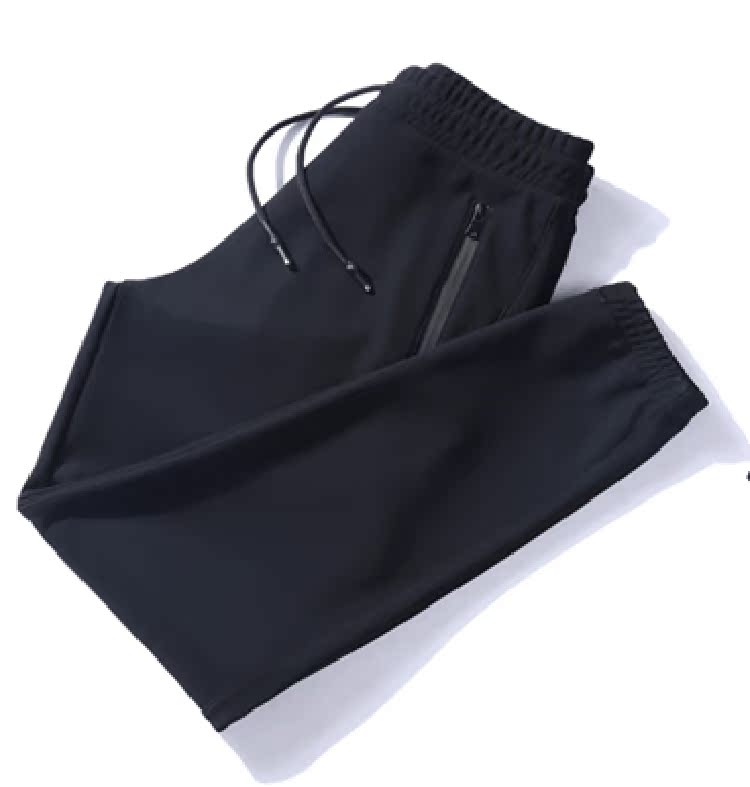 Quần thể thao nam cao cộng với quần nhung dày ấm thể thao học sinh quần baggy nam