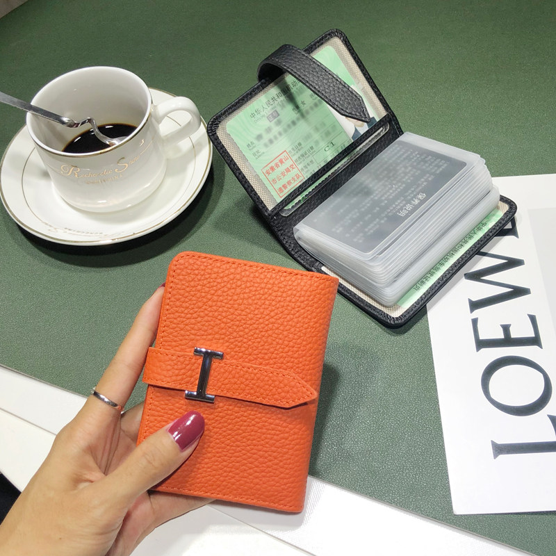 Driver's license card bag women's thin section small and exquisite high-end multi-card slot large-capacity anti-degaussing 2022 new card