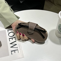 Хаки, кожаный, воловья кожа