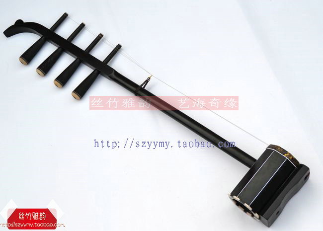 Mongolian musical instrument professional Ebony snake head treble