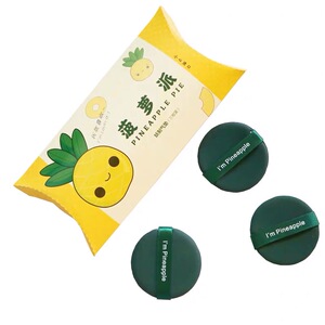 妖制菠萝派气垫粉扑蛋黄派散粉饼定妆粉底液专用化妆海绵干湿两用