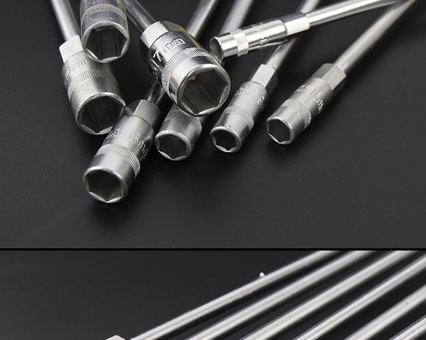 Cờ lê lục giác T-T hình chữ T xe máy công cụ cờ lê tay cầm 6/7/8/10/14 / 17mm máy khoan bin makita