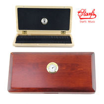 Promotional upgrade solid wood oboe whistle box 20 pieces oboe whistle box pure wood color red with thermometer