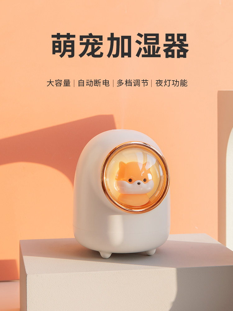Cute Humidifiers Small Mini Home Silent Bedroom Usb Charging Student Dormitory Spray Desk Top