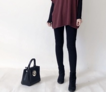 Shaping warm master 20 years of autumn and winter new favorite elastic velvet universal pencil slacks (special) A1780