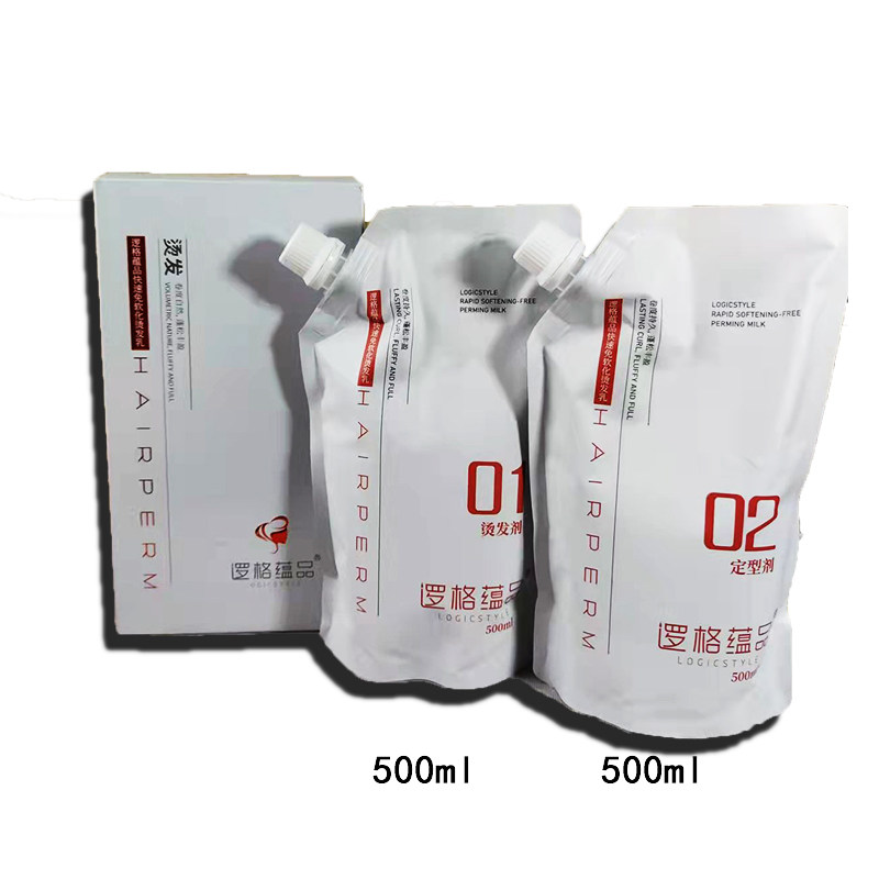 Zhanghua Logic Reserve quickly softened hair hot milk 500ml*2 bar shop household without hurt