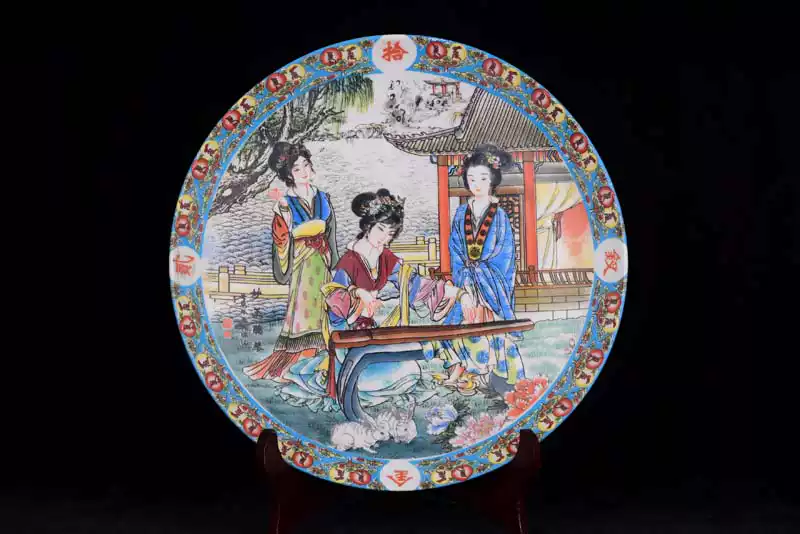 清光緒官窯天青釉宮式碗