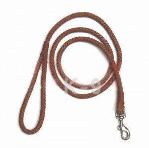 Dog Supplies Working Dogs Pet Leashes Leather Eight Strand Braided Leashes Dog Training Supplies