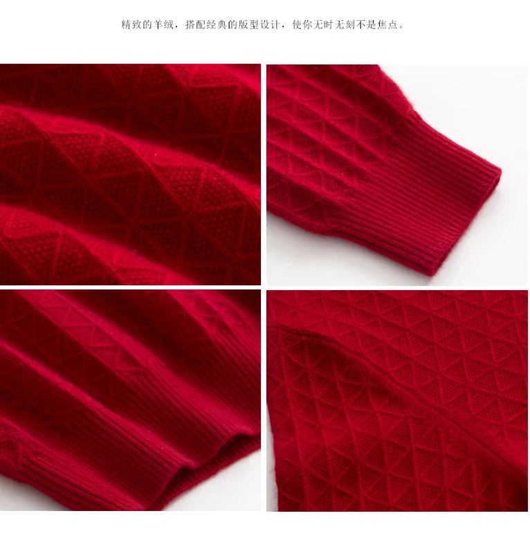Mùa đông 2017 mới cho nam áo len cashmere hai cổ cao cổ mỏng mỏng cá tính ấm áp ấm áp áo sơ mi - Áo len Cashmere