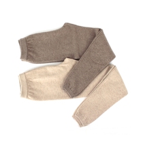 Fuxianglin non-dyed waist knee pants 100% cashmere warm thick stretch womens pants pure cashmere mens and womens pants