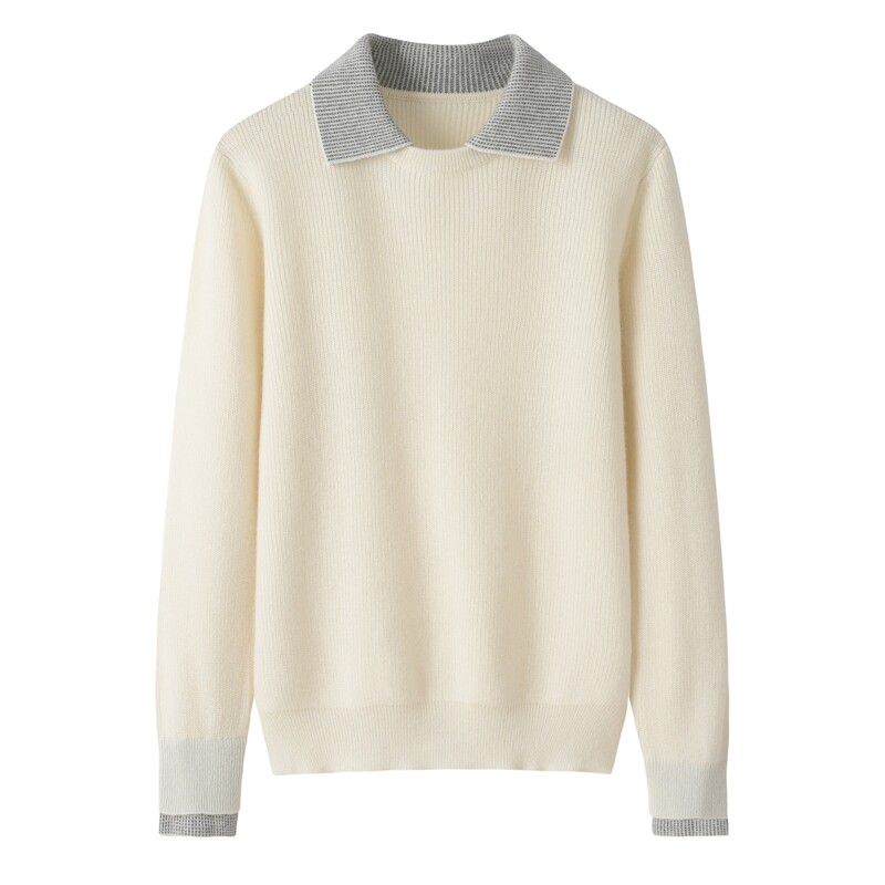 Ordos City Top Lady Cashmere Shirt Heat Cashmere Warm Cashmere Cover Long-sleeve Lift Sweater