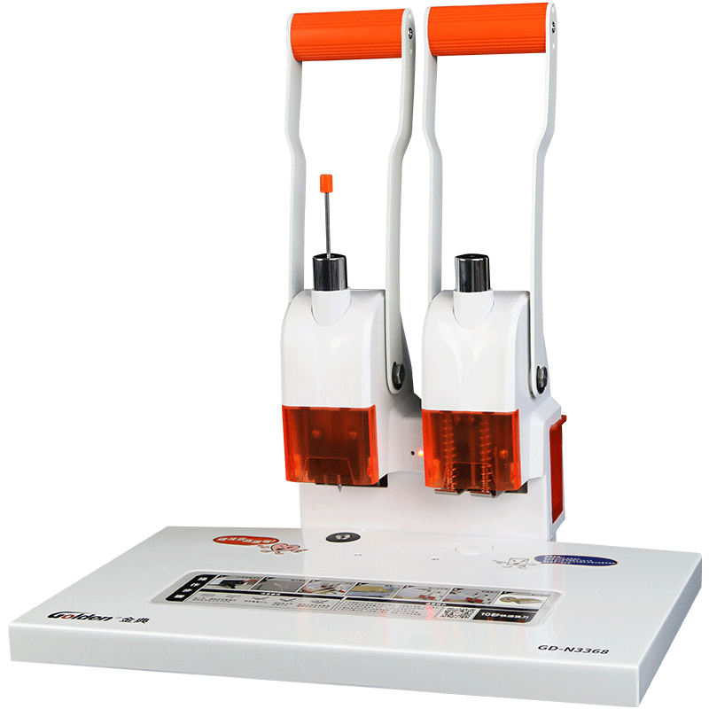 Golden Code GD-N3368 Financial binding machine Golden Code GD-N3368 financial binding machine Text file certificate binding machine Rivet tube binding machine Nylon tube binding machine