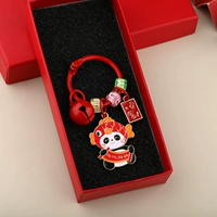 Маленькая красная панда, удачи + красная подарочная коробка