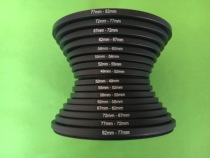 Filter Adapter Ring Set 49-52-55-58-62-67-72-77-82-77-72-67-62-58--49
