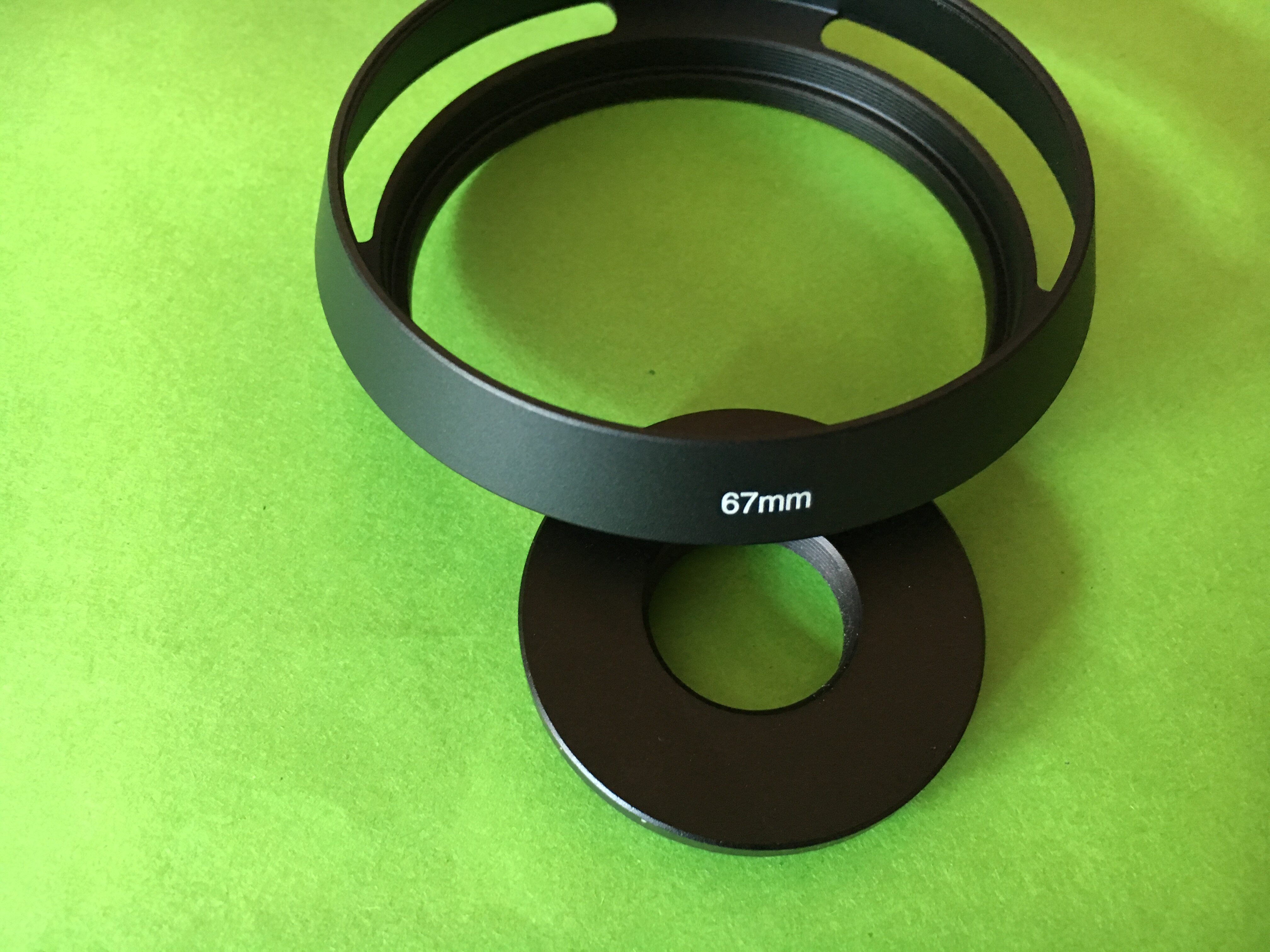 Screw Leica 67mm hollow metal shade / staging coking standard lens dig cover